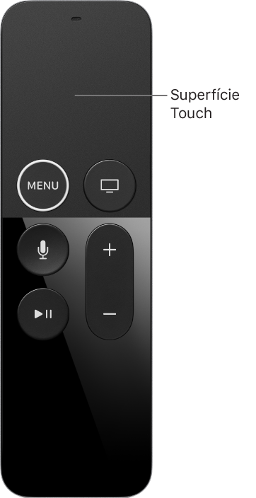 O controle remoto do Apple TV 4K HDR