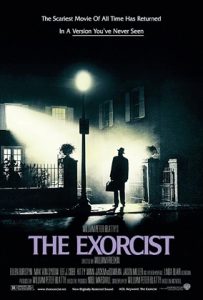 Cartaz do filme O Exorcista, com roteiro de William Peter Blatty
