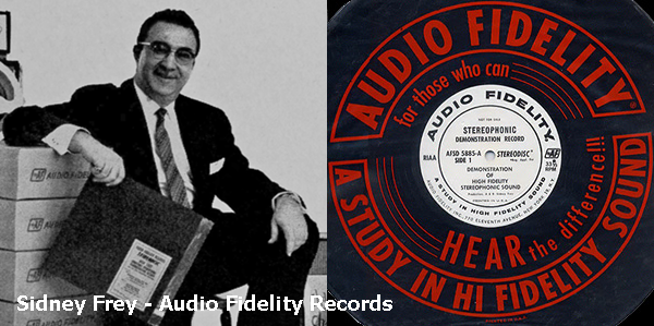 Em 1957, Sidney Frey fez um acordo com a Westrex para uso do torno de corte do acetato, e posteriormente prensando o primeiro disco estereofônico a ser lançado comercialmente